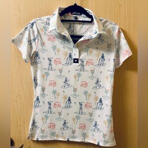 NWT Bad Birdie Women’s “Golf Trip” Polo